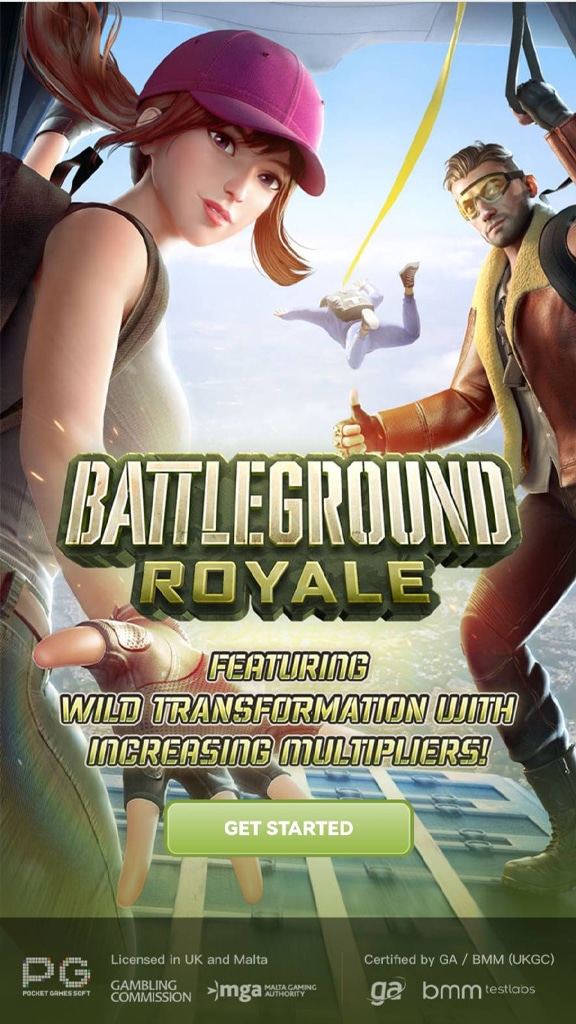 เกมสล็อต slot Battleground royale pg โดดร่มPG 1